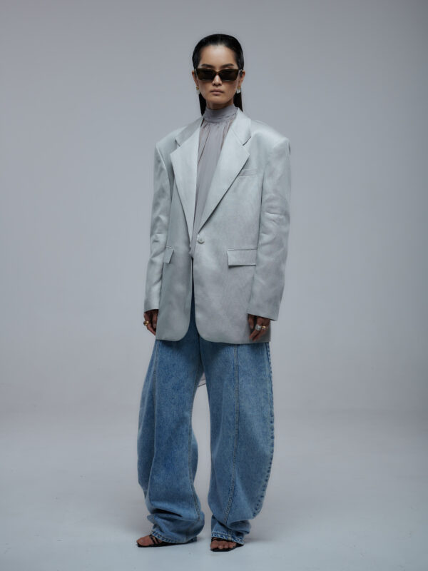 Sculptierte Barrel-Jeans