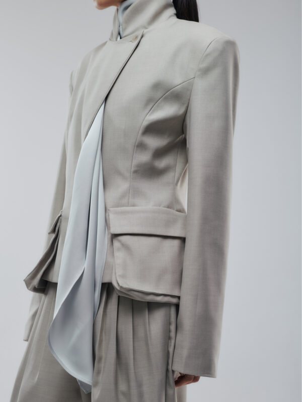 Greige Balloon-Fit-Hose