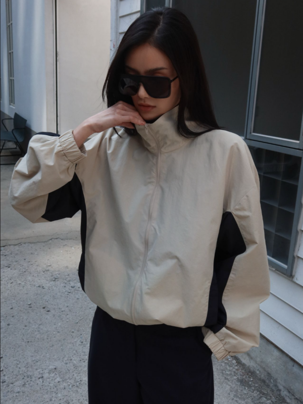 Veste Coupe-Vent Track Beige