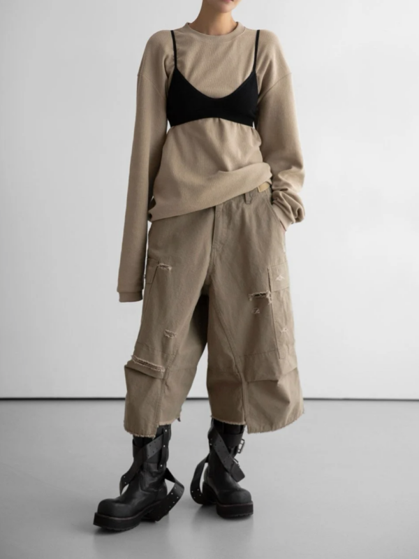 Oversize Cut-Off Bermuda Hose