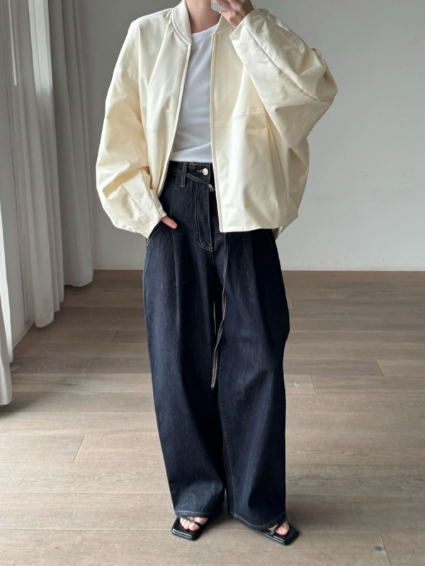 Denim Raw Stitch Jeans