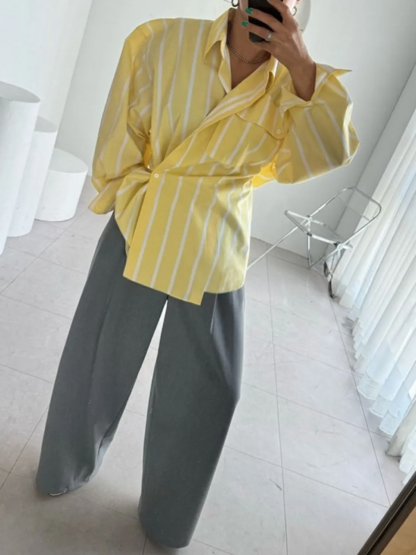 Riviera Streifen Two-Way Shirt